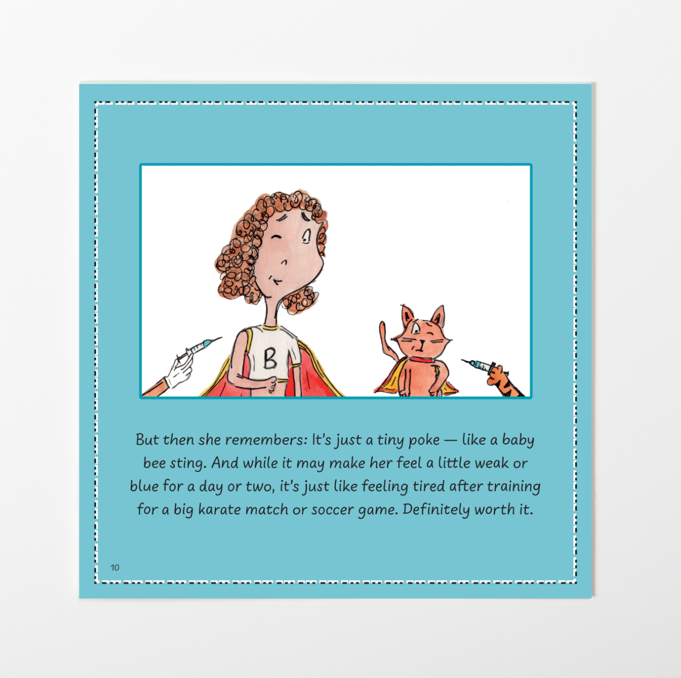 Vaccines: Bev Gets Her Superhero Shots